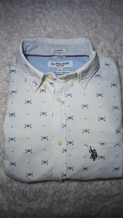 Stylish U. S. Polo Assn. printed shirt.