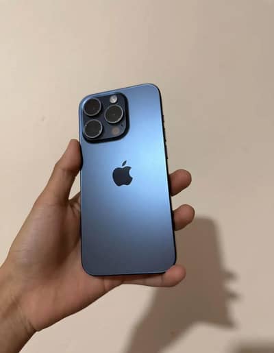 Iphone 15 pro 128 JV Blue titanium