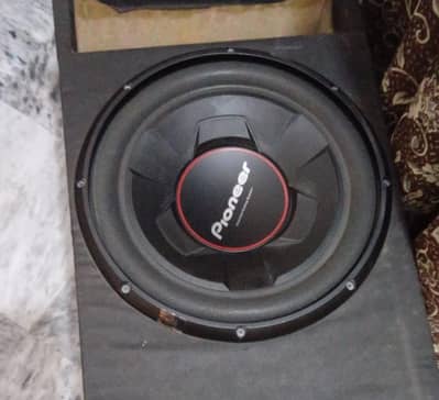pioneer woofer and amplifier for sell