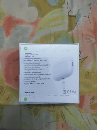 Premium Quality White Airpods Pro (2nd Gen) ANC + FREE SILICONE COVER