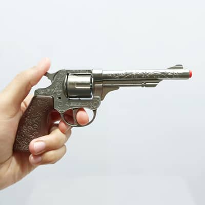 Vintage 1980s Gonher Cap Gun No. 80 Die-Cast Toy Gun | Made in Spain