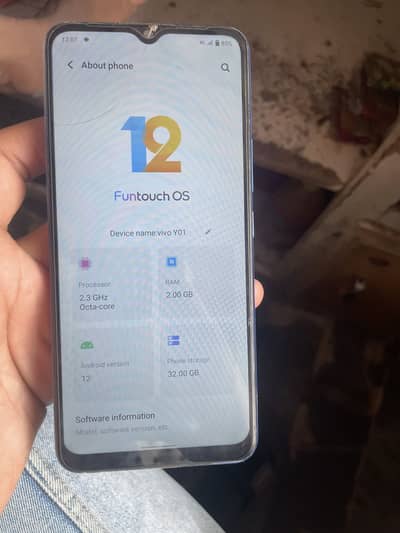 2/32 front camera mai dust h touch glass break hai