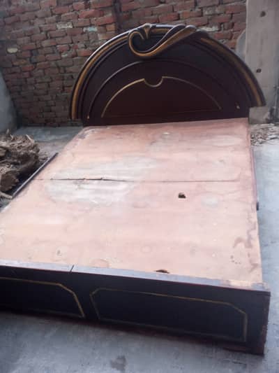 DOUBLE BED IN WOOD SAMANABAD, FAISALABAD