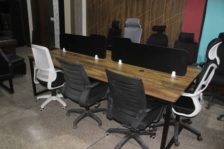 Size 8x4 Rs-25500 For 6 Person Seating Office Workstation