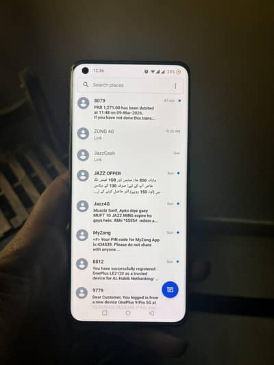 one plus 9pro 8/256 pta approved