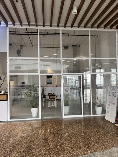 Front elevation glass cutting frames