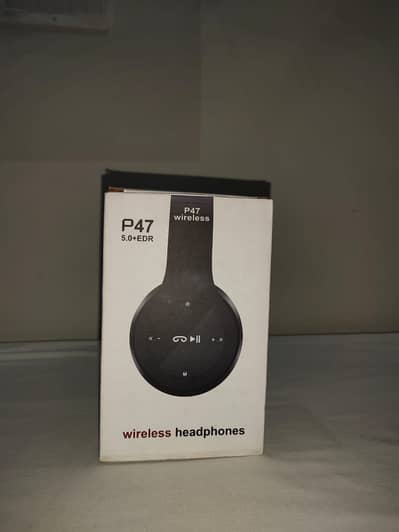  P47 5.0+EDR Wireless Bluetooth Headphones – High Bass & Comfortable