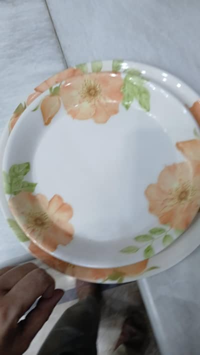 plates and wall hanging