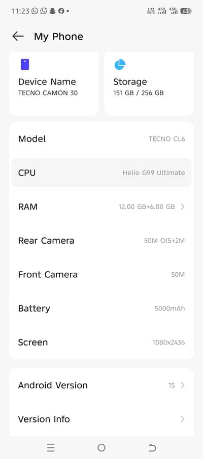 camon 30 official approved 9/10  70 wat fast charger