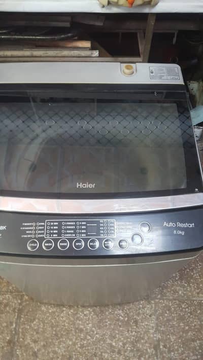 Haier auto washing machine
