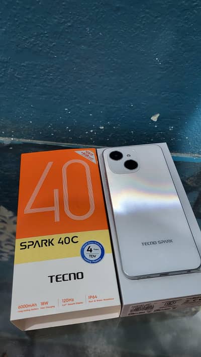 Tecno Spark 40C – 20 Days Used – Box Pack – 10/10Condition/03284903047