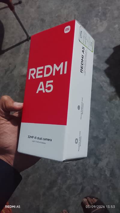 Xiaomi Redmi A5 PTA Approved – Excellent Condition – Urgent Sale