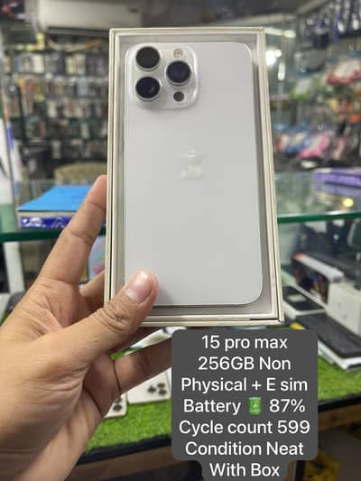 15 pro max 256gb Non pta with box