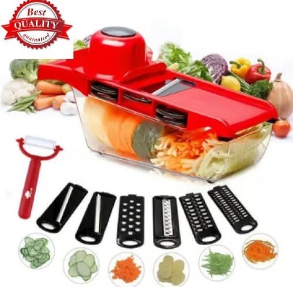 10-in-1 Multifunction Vegetable & Fruit Slicer | Chopper, Grater, Cutter | Kitchen Tool