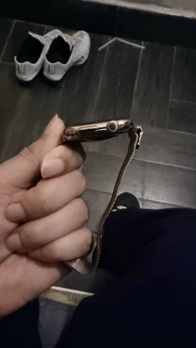 Apple Watch Series 10 Titanium Gold 46MM with Box and Cable