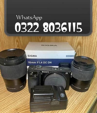 SONY A6500 Mirrorless Camera For Sale.
