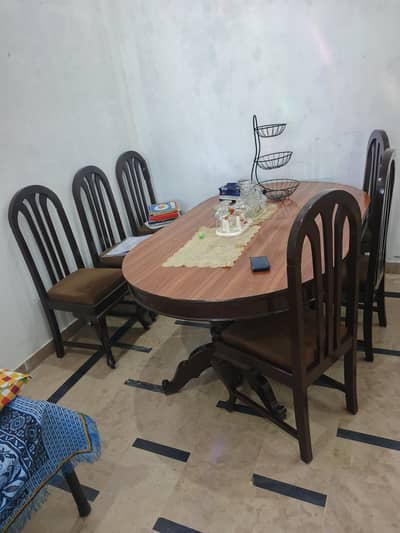 پیور لکڑی کی ڈائنینگ سیٹ برائے فروخت