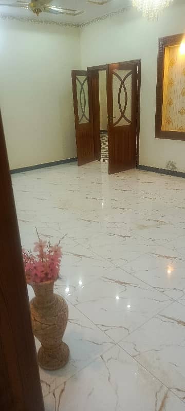 13 Marla Brand New Beautiful Portion Is Available For Rent At Gulshan Abad Rawalpindi