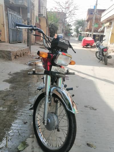 Honda cd 70, All punjab number. .