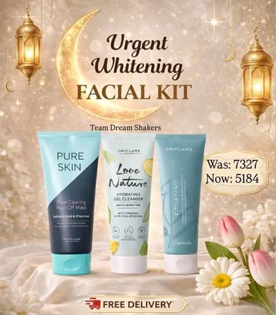 Urgent facial kit for all skin types