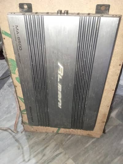 car woofer and 4 channel amplifier