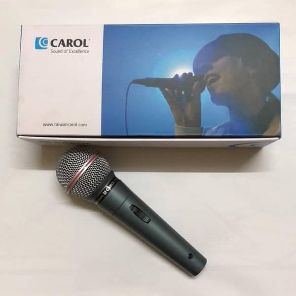Carol Dual Impedance Vocal Microphone with 13 Ft Cable