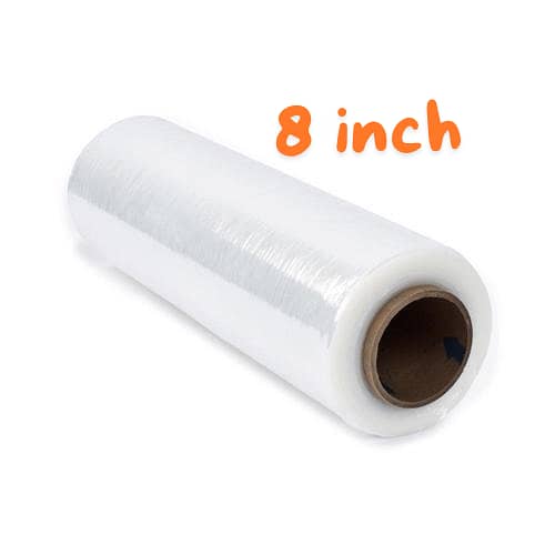 Packing Goods Shrink Plastic Roll: 4 inch, 6 inch, and 8 inch heights with 190 m long sheets for wrapping and packing materials