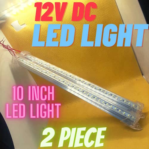 12V DC LED Light – High Brightness 18 SMD Tube Light (Pack of 2/3/5)