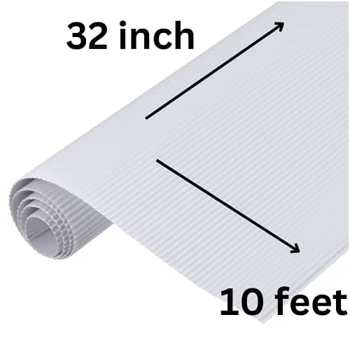 White Corrugated Packing Paper Roll for Safe Shipping and Protective Wrapping