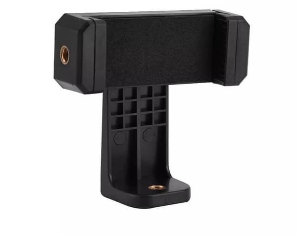 Tripod Mount Adapter for Cell Phone Clip Holder, 360° Vertical/Horizontal Rotation