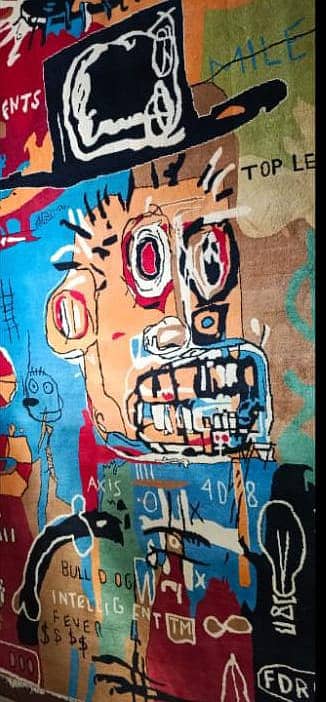 Michael Jeans Basquiat Rug | Homemade Rug | Luxury Rug