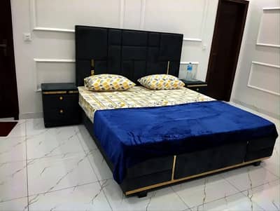 Bed /Poshish Bed /Double Bed/king Size Bed/Bed Dressing Side Table