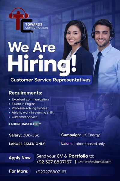 Call Center Jobs | Male & Female Agents Required | CSR Required | Job