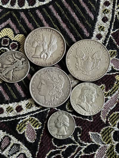 Antique silver coin victoria queeen