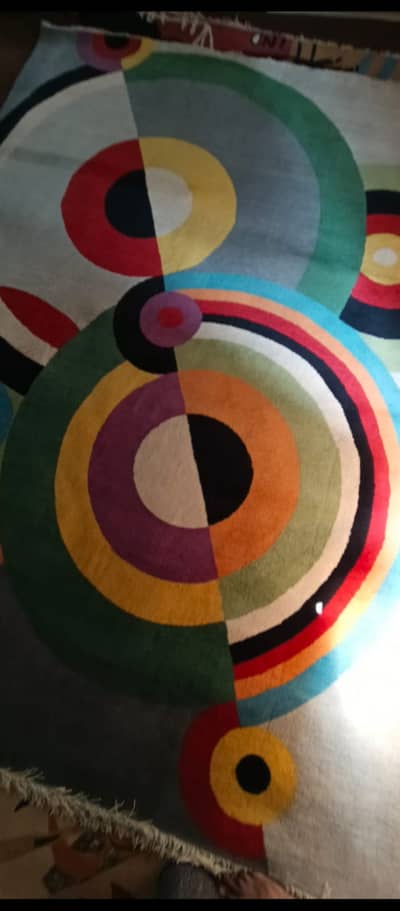 Sonia Delaunay Rug | Aesthetic Rug | Homemade Rug