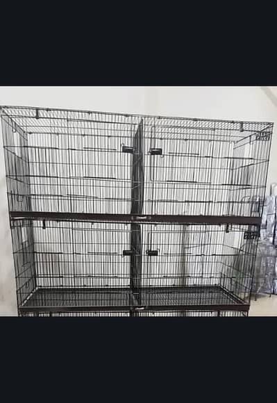 4 portion iron cage exchange with tower cages