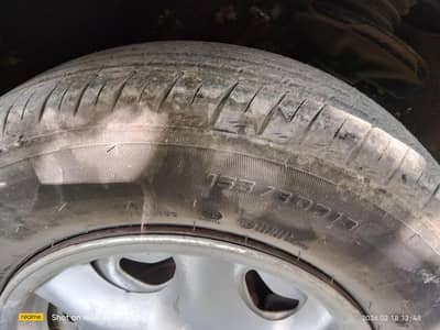 155/ 80 sapne one car tyer 13, Karachi tube less tyer 13 o