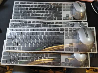 Dell Triple Mode Keyboard Mouse Pair Stock Available