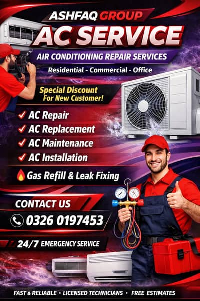 Ac services & Ac repairing & Ac replacement best service provider near