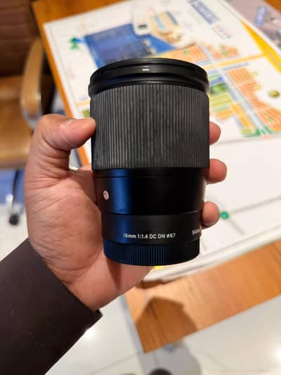 Sigma 16mm 1.4 Lens For Sale Crop Body E mount