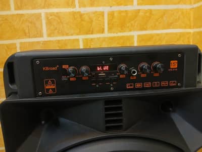 “Kbraod Big Sound Wireless Speaker with Trolley – Portable & Powerful