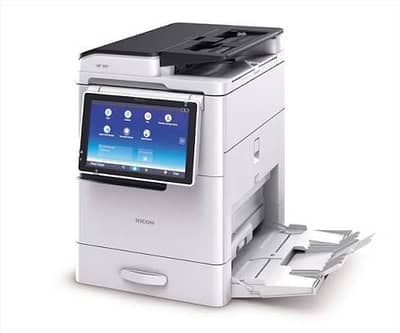 The Ricoh MP 305+  SPF is a compact monochrome  laser multi function