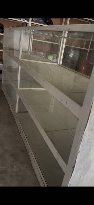 Showcase counter glass