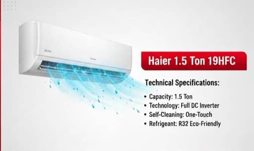 new Haier inverter Split AC for sale