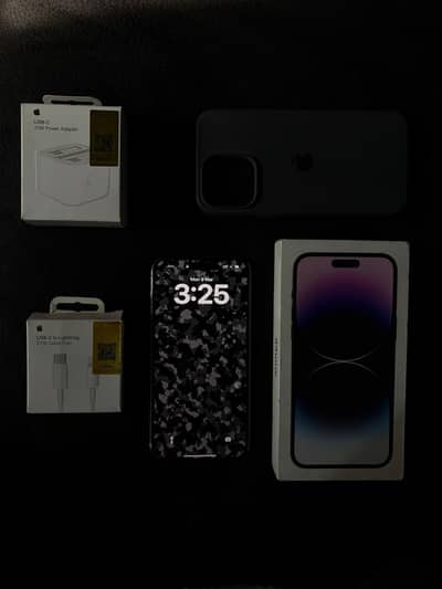 Apple iPhone 14 Pro Max PTA Approved 128 GB with Accessories