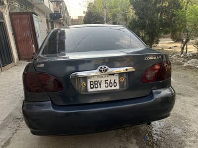 Toyata corrolla gli 2005 model
