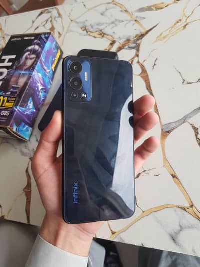 Infinix hot 12 with box all okay 11gb 128gb