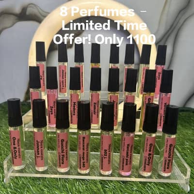 8 Perfumes – Limited Time Offer!  Only 1100