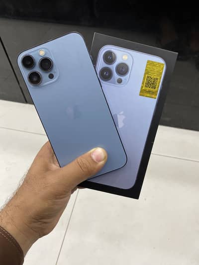 13 PRO MAX 256GB OFFICIAL PTA APPROVED COMPLETE BOX