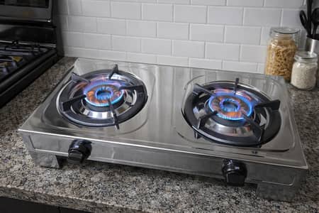 Best Quality Toyo Gas stove double burner S. S 0300-4331882